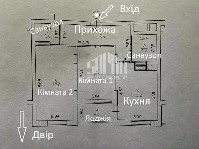 квартира по адресу Остапа Вишни ул., 1а