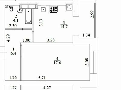 квартира по адресу Радистов ул., 34п