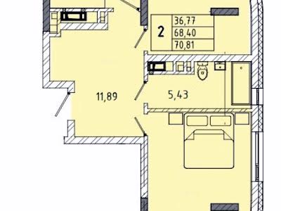 квартира по адресу Миколайчука ул., 38