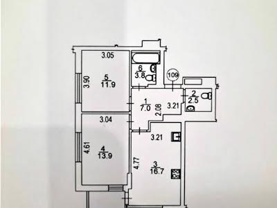 квартира за адресою Київ, пр ПРаввды, 43