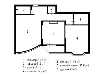 квартира за адресою Київ, Антоновича вул. (Горького), 103