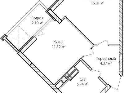 квартира за адресою Ольги Кобилянської вул. (Достоєвського), 1-В/9
