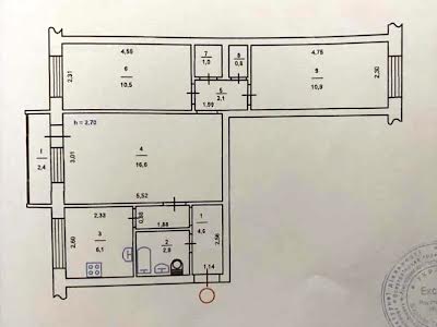 квартира по адресу Ереванская ул., 23