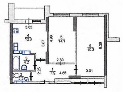 квартира по адресу Киев, Каховская ул., 62А