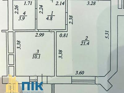 квартира по адресу с. Софиевская борщаговка, Боголюбова ул., 8