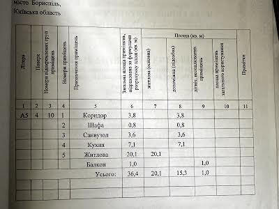 квартира по адресу Борисполь, Киевский Шлях ул., 81