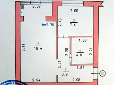 квартира по адресу Гетьмана Мазепи ул. (Красовського), 57