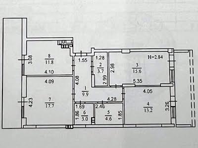 квартира по адресу Набережно-Рыбальская дорога ул., 3