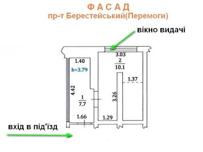 комерційна за адресою Берестейський просп. (Перемоги), 11б