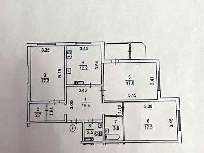 квартира за адресою Петра Григоренка просп., 20А