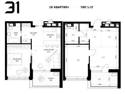 квартира за адресою Київ, Драгоманова вул., 31