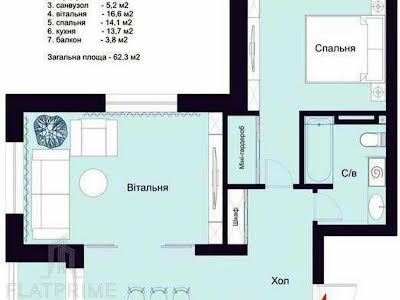 квартира за адресою Каховська вул., 62А