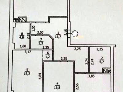 квартира за адресою Жаботинського вул. (Пролетарская улица), 56а