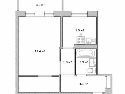 квартира за адресою Петра Калнишевського просп. (Косіора), 39
