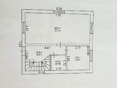 дом по адресу Озерна, 1