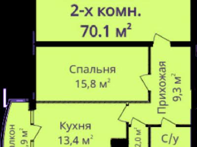 квартира за адресою Гагаріна просп., 19Б