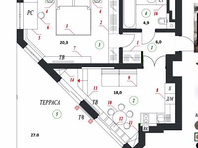 квартира по адресу Ростиславская  ул. (Рыбалко маршала), 5б