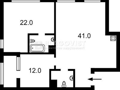 квартира за адресою Бажана Миколи просп., 151б