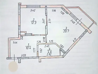 квартира за адресою Пономарьова вул., 26 к1