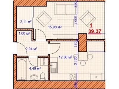 квартира за адресою Ольги Кисілевської вул., 27