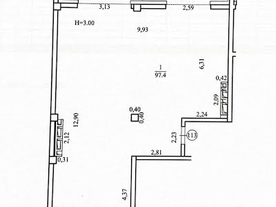 квартира за адресою Гагаріна просп., 112А