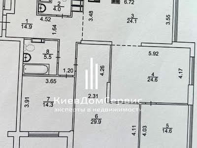 квартира за адресою Київ, Михайла Бойчука вул. (Кіквідзе), 41б