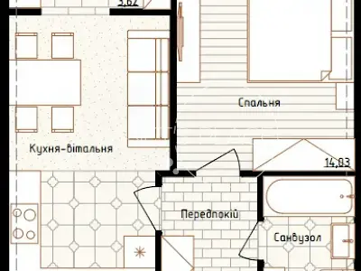 квартира по адресу Максимовича ул. (Трутенко Онуфрия), 26