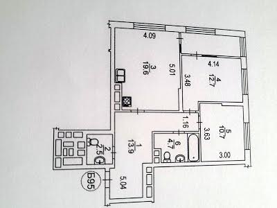 квартира за адресою Київ, Дніпровська набережна вул., 20Б