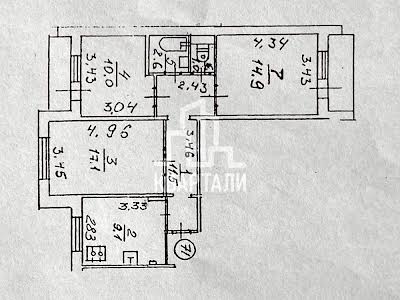 квартира по адресу Печенежская ул., 9