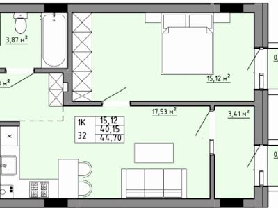 квартира по адресу Филиппа Орлика ул., 4