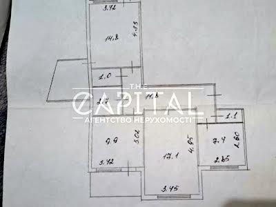 квартира по адресу Ирпенская ул., 62а