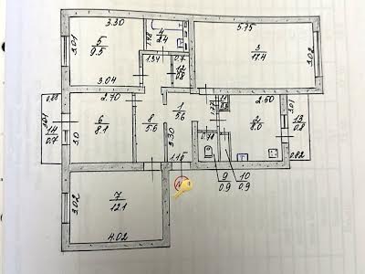 квартира по адресу 3 Поперечна, 12