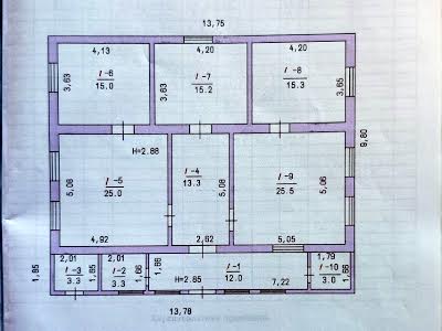 будинок за адресою смт. Великодолинське, Юбилейна, 1