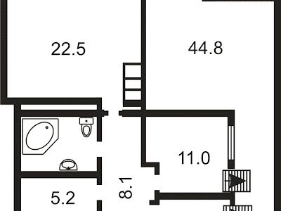 квартира за адресою Дніпровська наб., 20б