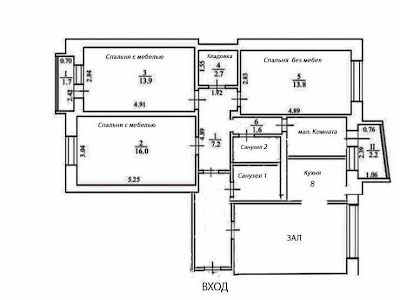 квартира по адресу Героев Днепра ул., 6