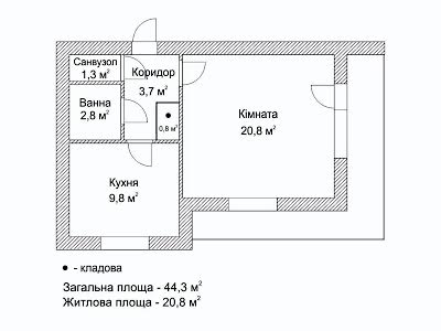 квартира по адресу Ленокомбинатовская ул., 13