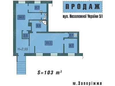 комерційна за адресою Запоріжжя, Незалежної України вул. (40 років Радянської України), 51