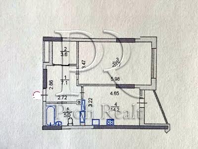 квартира за адресою Драгоманова вул., 4А