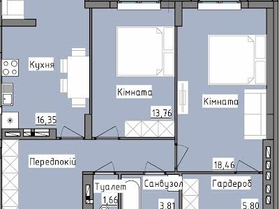 квартира за адресою Роксоляни вул., 69