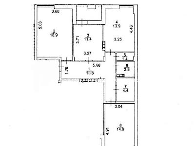 квартира за адресою Регенераторна вул., 4 к1-6