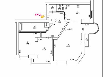 квартира за адресою Київ, Котельникова Михайла вул., 33