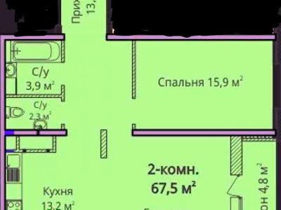 квартира за адресою Одеса, Жаботинського вул. (Пролетарская улица), 54А