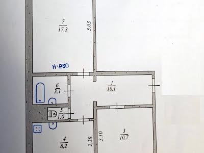 квартира за адресою Кривий Ріг, Внебратське-2 вул., 56