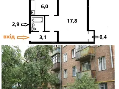 квартира за адресою Берестейський просп. (Перемоги), 15