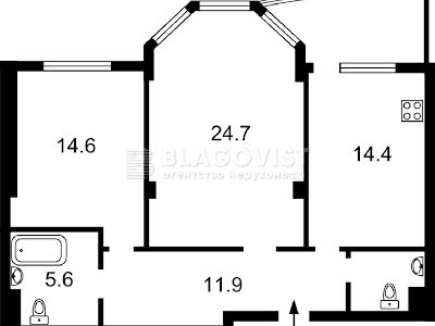 квартира по адресу Краковская ул., 4б