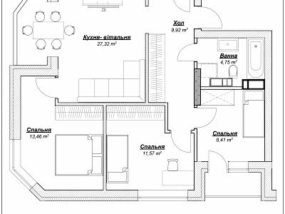 квартира по адресу Златоустовская ул., 25