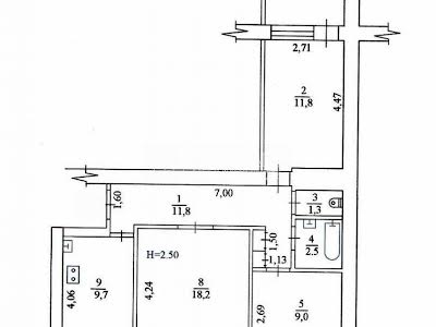 квартира по адресу Клочковская ул., 276а