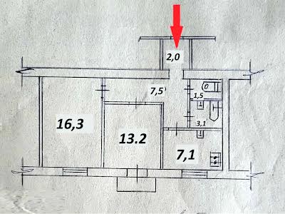 квартира за адресою Повітряних Сил просп. (Повітрофлотський), 21/2