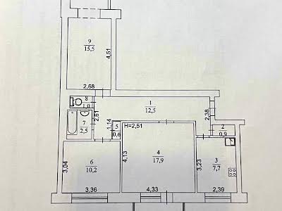 квартира за адресою Антонова авіаконструктора вул., 13