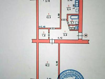 квартира по адресу Заречанская ул., 14/1